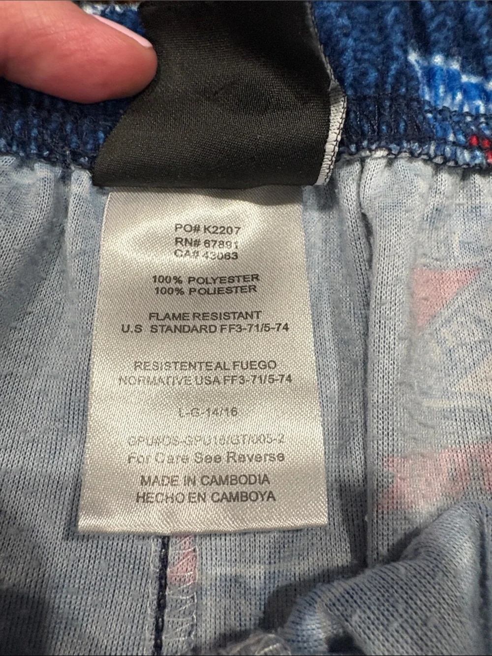 NHL New York Rangers Navy Blue Logo Pajama Bottoms